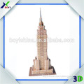 2014 Promotional Customized World Famous Architecture Model Toy Educational 3D Puzzle Games